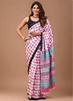 Cotton Multi Colour Casual Wear Printed Saree